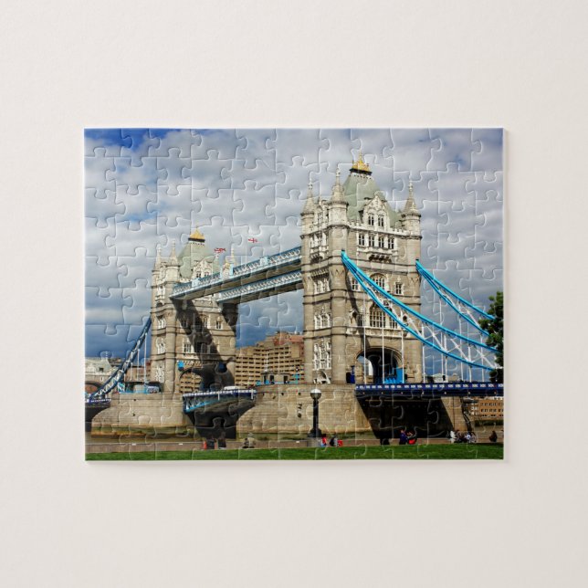 Tower Bridge London. Pussel (Horisontell)