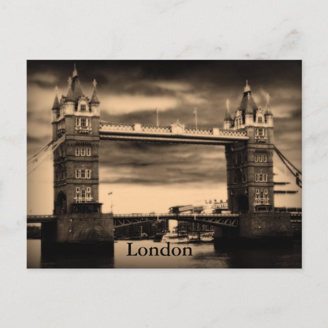 Tower Bridge, London vykort (Framsida)