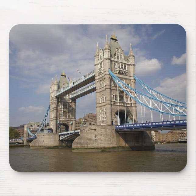 Tower Bridge och floden Themsen, London, Musmatta (Framsidan)