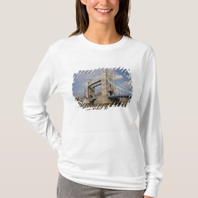 Tower Bridge och floden Themsen, London, Tee (Framsida)