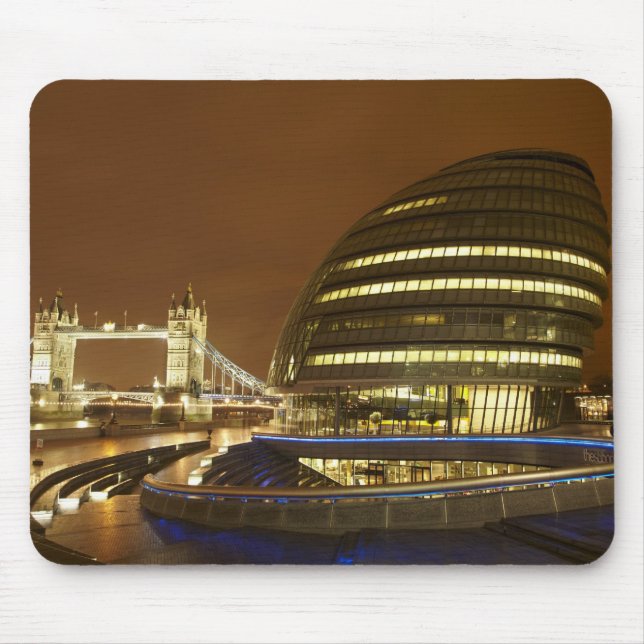 Tower Bridge, och Greater London Authority Musmatta (Framsidan)