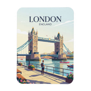 Tower Bridge Storbritannien Magnet