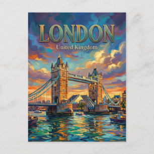 Tower Bridge Storbritannien Vykort