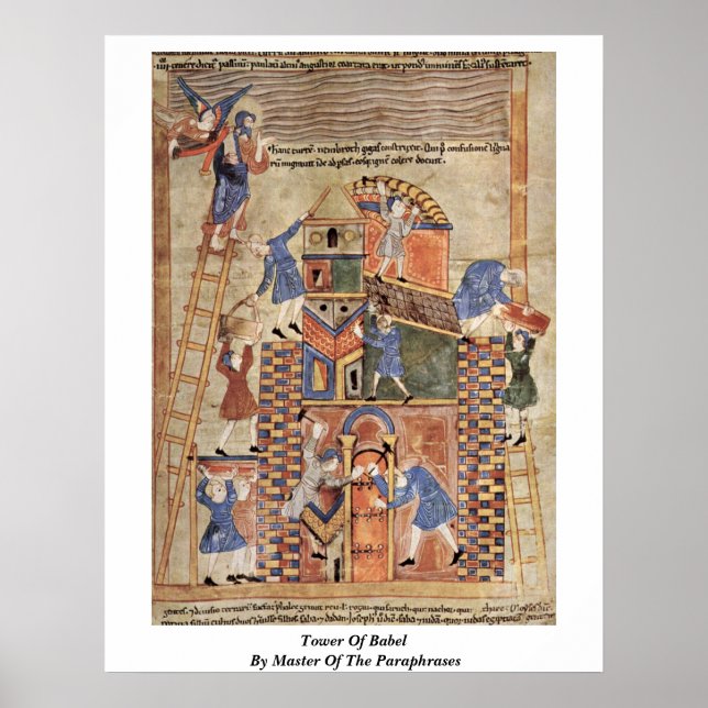 Tower Of Babel By Master Of The Paraphrases Poster (Framsidan)