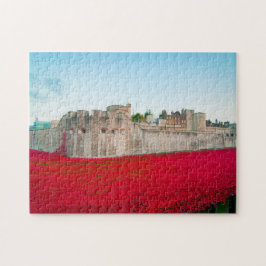 Tower of London November Poppies Pussel