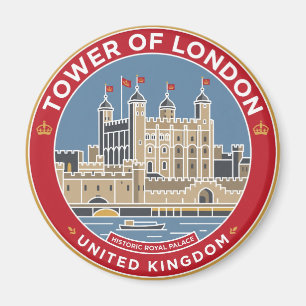 Tower of London Storbritannien Magnet