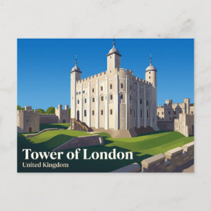 Tower of London Storbritannien Vykort