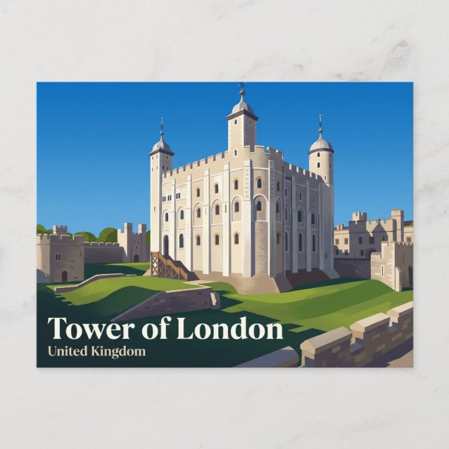 Tower of London Storbritannien Vykort (Framsida)
