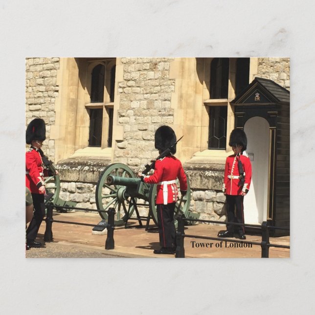 Tower of London-vakter Vykort (Framsida)