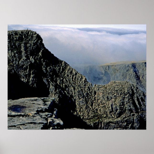 Tower Ridge Ben Nevis Skottland Poster (Framsidan)
