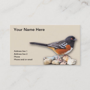 TOWHEE #1 VISITKORT