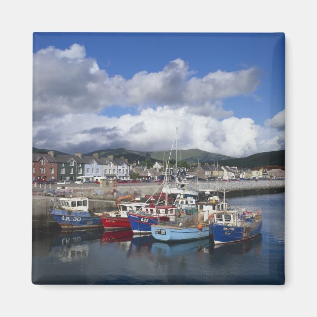 Town and Harbour, Dingle, County Kerry Magnet (Framsidan)