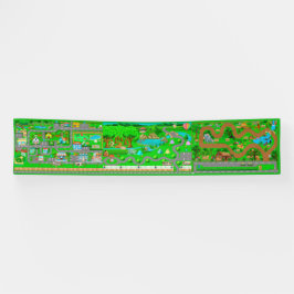 Town-Campground-Safari Road for Cars 2,5x12Banner