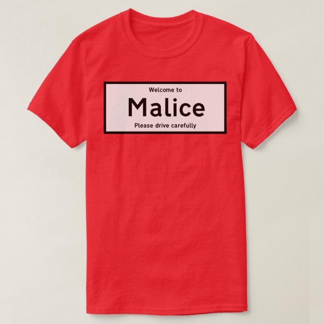 Town Cerad Malice T Shirt (Design framsida)