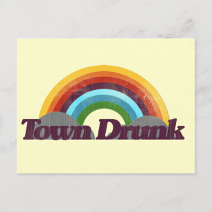Town Drunk Vykort