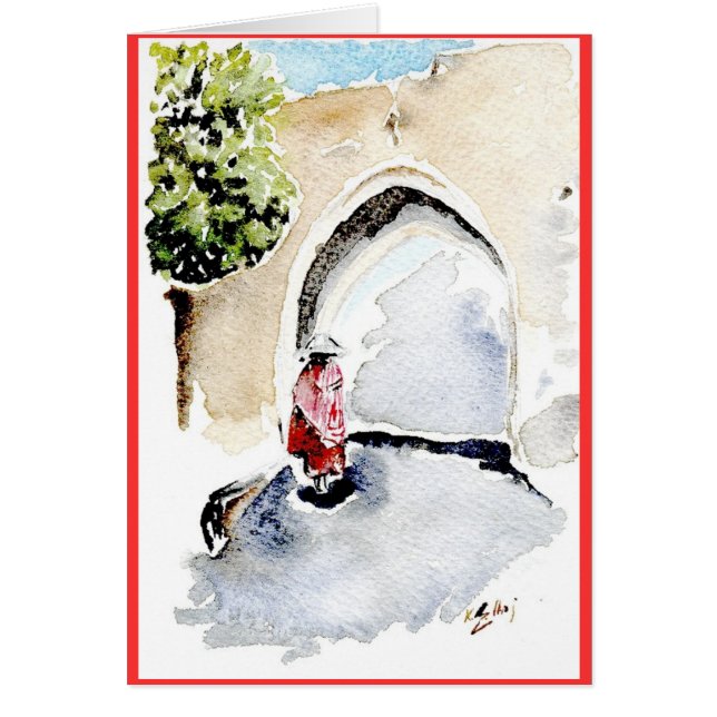 TOWN GATE-2 HÄLSNINGSKORT (Framsidan)