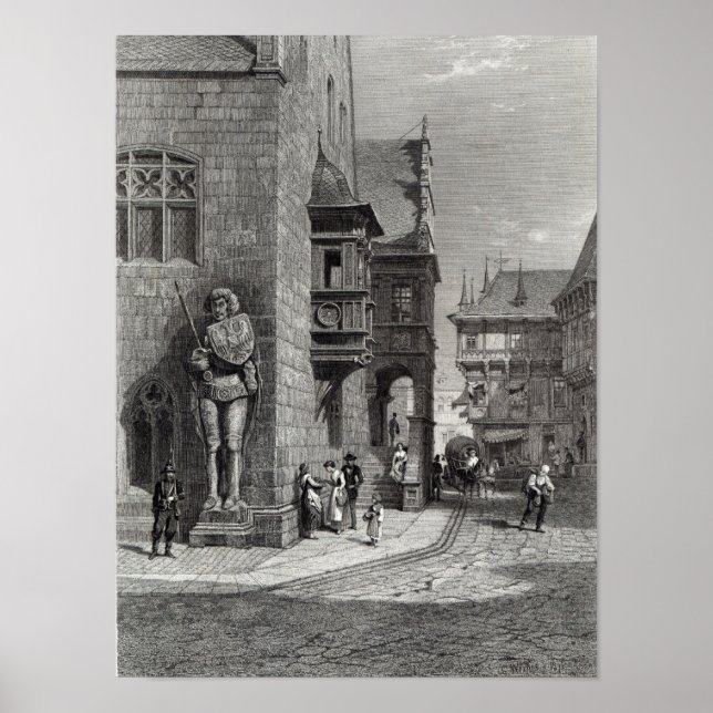 Town Hall, Halberstadt Poster (Framsidan)