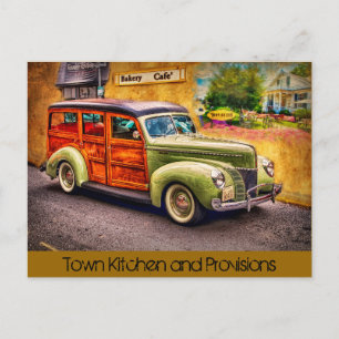 Town Kitchen Vykort