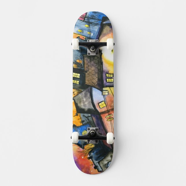 Town Mini Skateboard Bräda 18,7 Cm (Framsida)