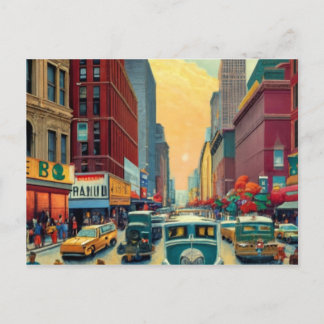 Town new york helg vykort