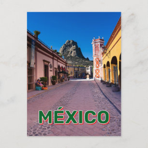 Town Square i Berñal, Mexiko Vykort