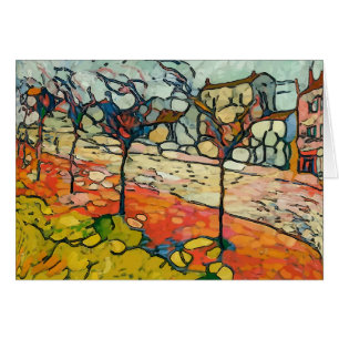 Town Street, Matisse Stil Hälsningskort