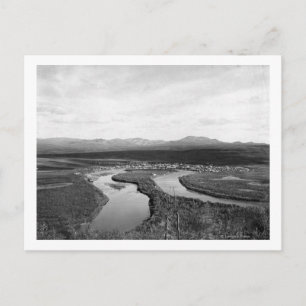 Town View of Iditarod, Alaska Photograph Vykort
