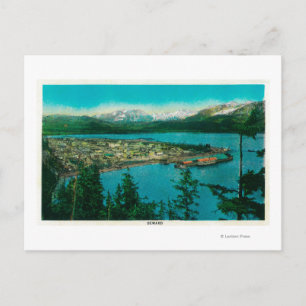 Town View of Seward, AlaskaSeward, AK Vykort