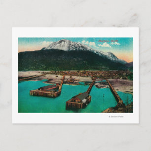 Town View of Skagway, AlaskaSkagway, AK Vykort