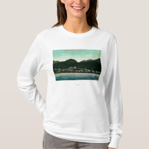 Townen beskådar av Ketchikan, Alaska från Tee
