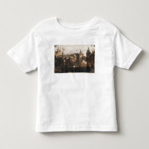 Townen med ett brutet överbryggar t shirt