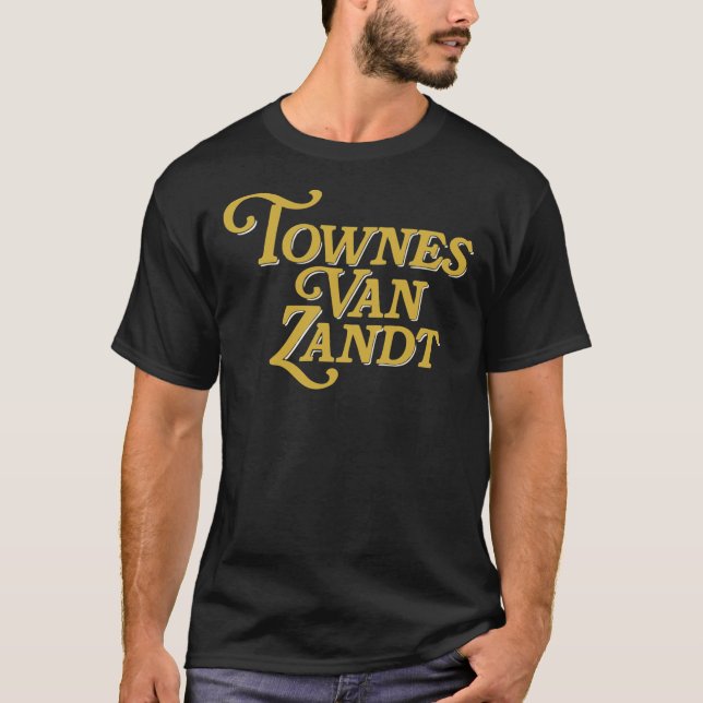 Townes Van Zandt Essential  T Shirt (Framsida)