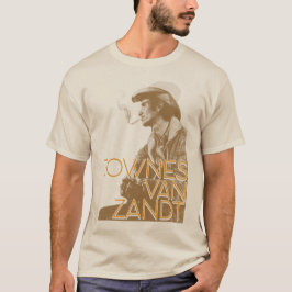 Townes Van Zandt - Live är till Fly Retro Land T Shirt