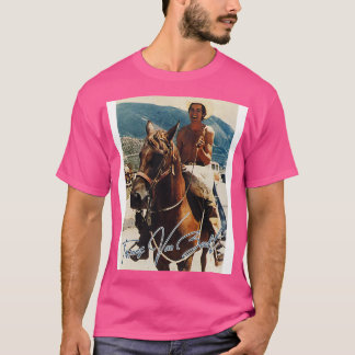 Townes Van Zandt Retro on Horse Fläkt Art T Shirt