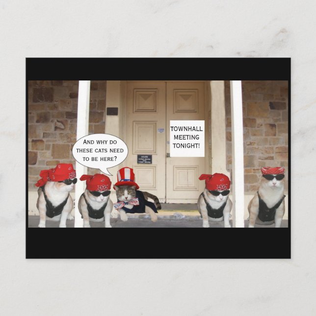 TOWNHALL MÖTE VYKORT (Framsida)