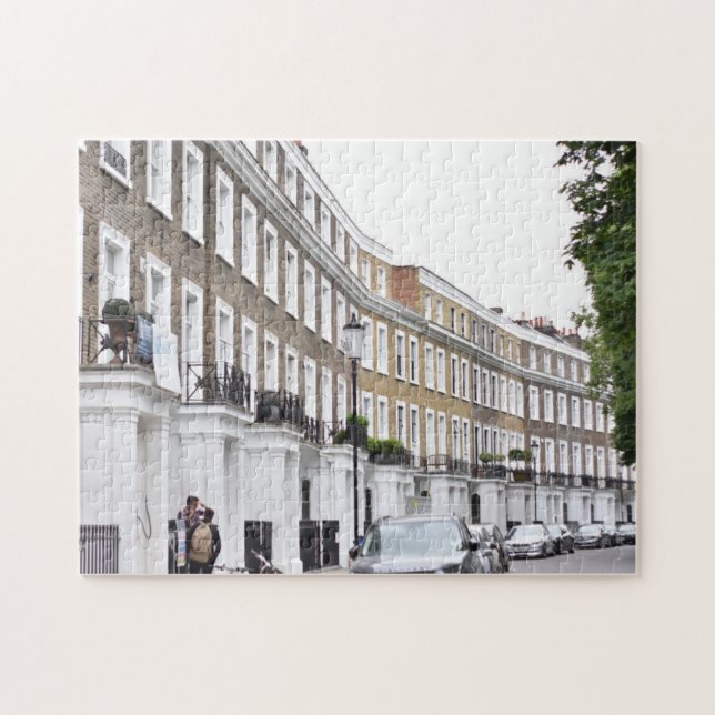 Townhouse London United Kingdom Architecture Pussel (Horisontell)