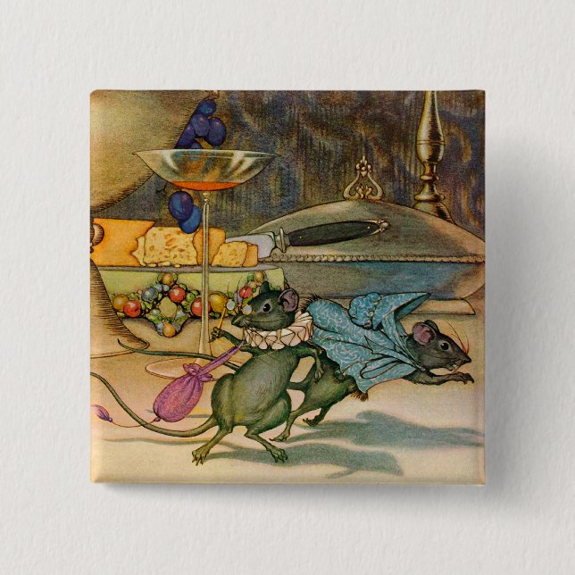 Townmusen och landmusen knapp (Framsida)