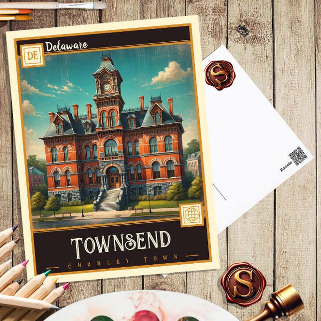 Townsend, Delaware | Gammal vykort (Skapare uppladdad)