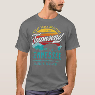 Townsend Tennessee Retro Underbar Smoky Mountains  T Shirt