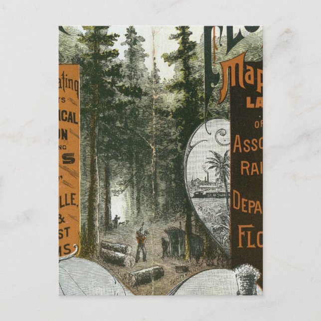 Township Karta, Florida Vykort (Framsida)