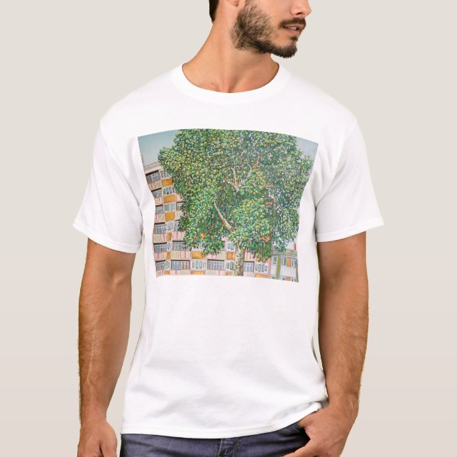 Townsommar på burk t-shirt (Framsida)