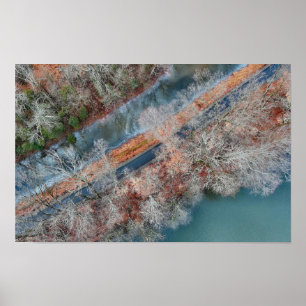 Towpath Park SchuylDöda River PA Poster