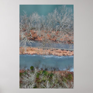 Towpath Park SchuylDöda River PA Poster