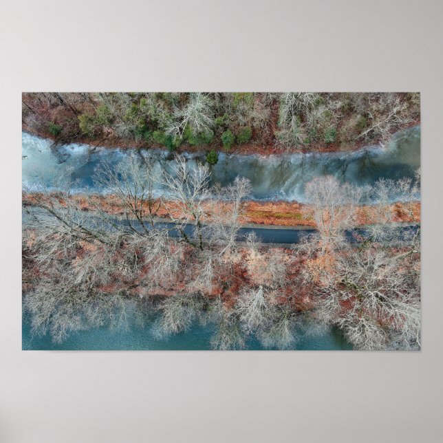 Towpath Park SchuylDöda River PA Poster (Framsidan)