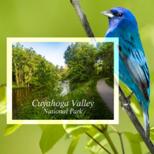 Towpath Trail, Canalway, Cuyahoga Valley, Ohio Vykort