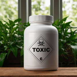 Toxic 6-etikett klistermärken