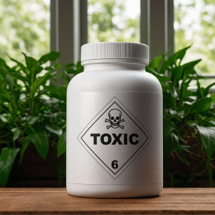 Toxic 6-etikett klistermärken