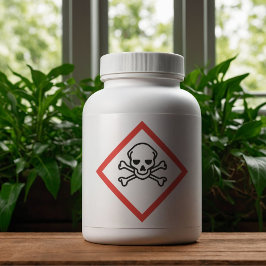 Toxic COSHH Klistermärken