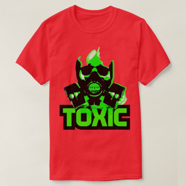 Toxic Gamer T Shirt (Design framsida)
