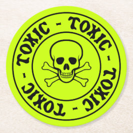 Toxic Grönt Skull Underlägg